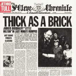 Jethro Tull Thick As A Brick LP Vinil 180 Gramas (Steven Wilson Mix) Chrysalis Records Warner 2015 EU Jethro Tull Thick As A Brick LP Vinil 180 Gramas (Steven Wilson Mix) Chrysalis Records Warner 2015 EU
