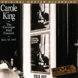Carole King The Carnegie Hall Concert 1971 2LP 180 Gram Vinyl Numbered Limited Edition MoFi MFSL USA Carole King The Carnegie Hall Concert 1971 2LP 180 Gram Vinyl Numbered Limited Edition MoFi MFSL USA