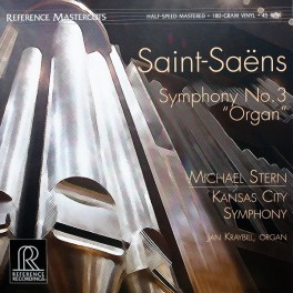 Saint-Saëns Symphony No. 3 Organ LP 180 Gram Vinyl 45rpm Reference Recordings Mastercuts QRP USA