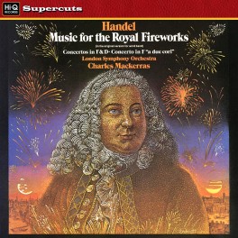 Handel Music For The Royal Fireworks Mackerras LP 180g Vinyl London Symphony Hi-Q Supercuts EU