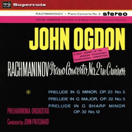 Rachmaninov Piano Concerto No. 2 John Ogdon LP Vinil 180 Gramas Hi-Q Records Supercuts 2016 EU