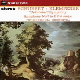 Schubert Symphony No.5 & 8 Unfinished Symphony Klemperer LP Vinil 180gr Hi-Q Records Supercuts EU