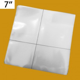 100 Deluxe Outer Sleeves for Vinyl Singles 45rpm Protection Transparent Plastic Polyethylene (PE) 7" 100 Deluxe Outer Sleeves for Vinyl Singles 45rpm Protection Transparent Plastic Polyethylene (PE) 7"