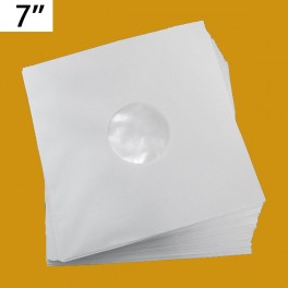 100 Inner Sleeves for Vinyl Singles 45rpm Premium Antistatic Polylined Paper Polyethylene PE 7" 100 Inner Sleeves for Vinyl Singles 45rpm Premium Antistatic Polylined Paper Polyethylene PE 7"