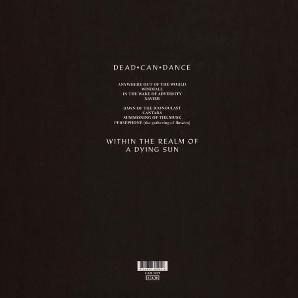 Dead Can Dance Within The Realm Of A Dying Sun LP 180 Gram Vinyl 4AD ...