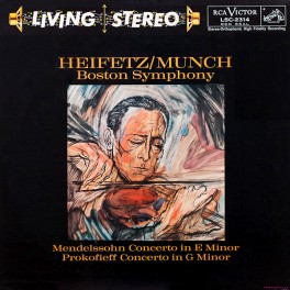 Mendelssohn & Prokofiev Concertos Heifetz Munch LP 200g Vinyl RCA Living Stereo Analogue Productions Mendelssohn & Prokofiev Concertos Heifetz Munch LP 200g Vinyl RCA Living Stereo Analogue Productions