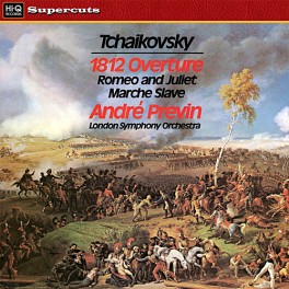 Tchaikovsky 1812 Overture LP 180g Vinyl André Previn London Symphony EMI Hi-Q Records Supercuts EU