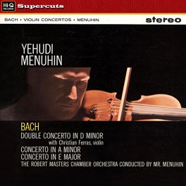 Bach Violin Concertos Yehudi Menuhin LP Vinil 180 Gramas Abbey Road EMI Hi-Q Records Supercuts EU