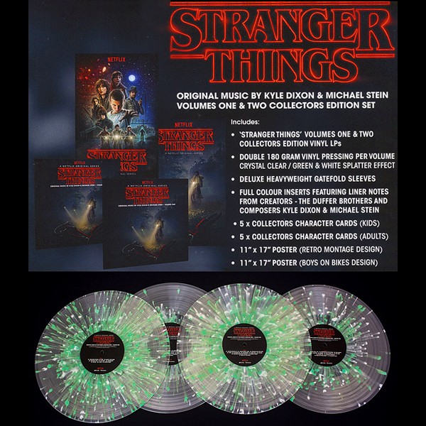 Stranger Things Season 1 Soundtrack 4lp 180 Gram Vinyl Deluxe Box