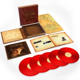 The Lord Of The Rings The Fellowship Of The Ring Complete Recordings 5LP Vinil 180g Vermelho 2018