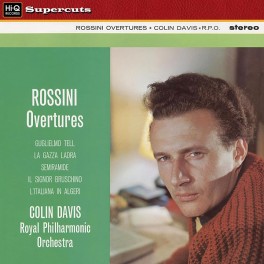 Rossini Overtures LP Vinil 180g Royal Philharmonic Orchestra Colin Davis EMI Hi-Q Records Supercuts EU