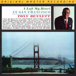 Tony Bennett I Left My Heart In San Francisco LP 180g Vinyl Mobile Fidelity Sound Lab MFSL RTI USA Tony Bennett I Left My Heart In San Francisco LP 180g Vinyl Mobile Fidelity Sound Lab MFSL RTI USA
