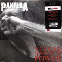 Pantera Vulgar Display Of Power 2LP 180 Gram Vinyl from High Definition Masters Rhino Warner USA