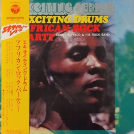 Count Buffalo & His Rock Band Exciting Drums African Rock Party LP Vinyl Nippon Columbia Japan