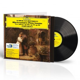 Beethoven Piano Sonatas 25 26 27 Emil Gilels LP 180g Vinyl Deutsche Grammophon The Original Source EU Beethoven Piano Sonatas 25 26 27 Emil Gilels LP 180g Vinyl Deutsche Grammophon The Original Source EU