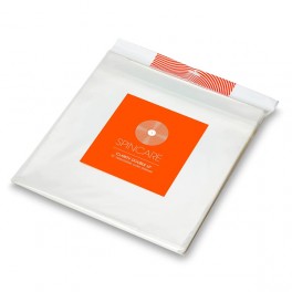 Spincare Clarity Double 50 Outer Sleeves for 12" Vinyl LP Records High Quality Polypropylene Plastic BOPP