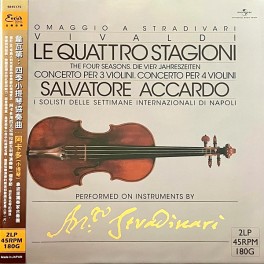 Vivaldi Le Quattro Stagioni The Four Seasons Salvatore Accardo 2LP 45rpm Vinil Decca Enrich TW Japão