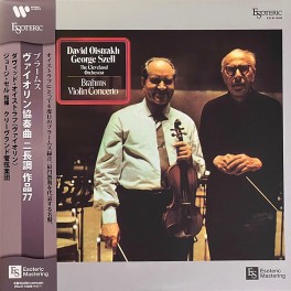 Brahms Violin Concerto Oistrakh Szell Cleveland Orchestra LP Vinil 180g Esoteric Mastering Japão