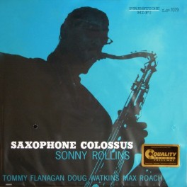 Sonny Rollins Saxophone Colossus LP Vinil 180 Gramas Prestige Mono Analogue Productions QRP USA
